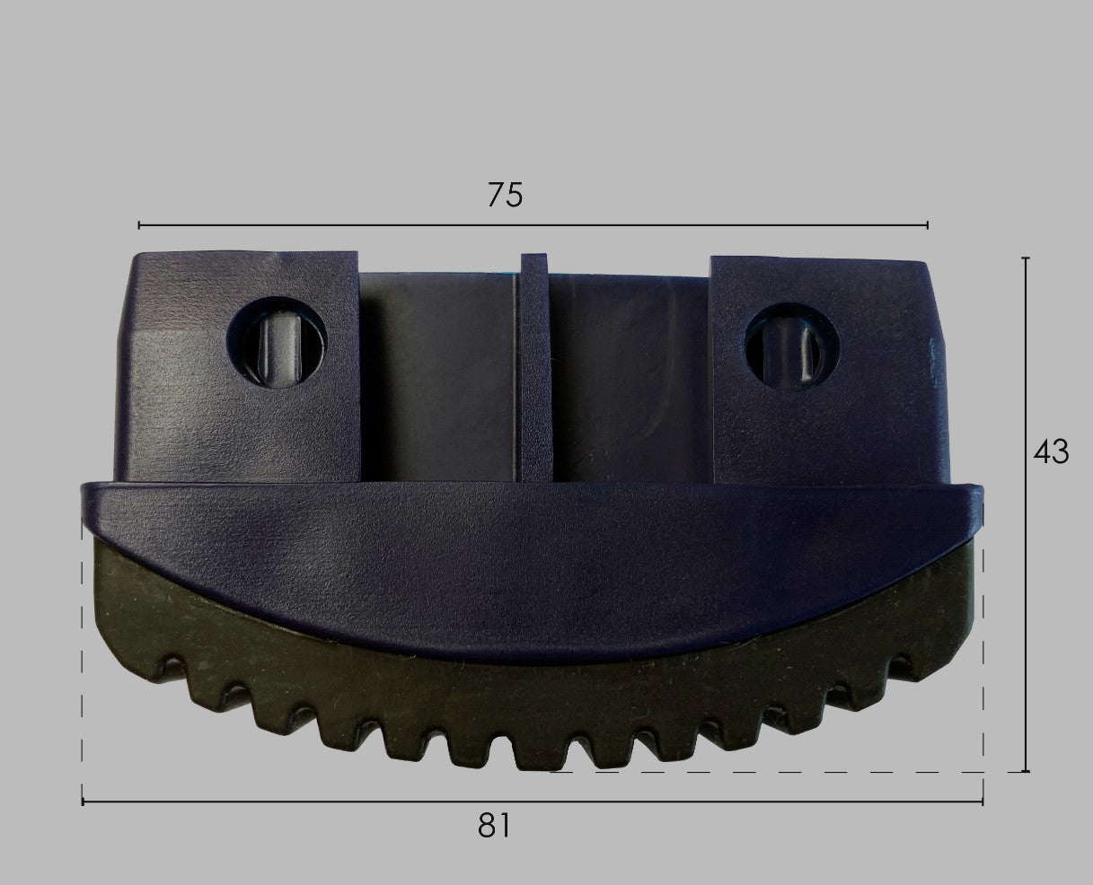 Lattiasuoja 80 mm putkiprofiilille