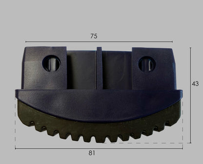Lattiasuoja 80 mm putkiprofiilille